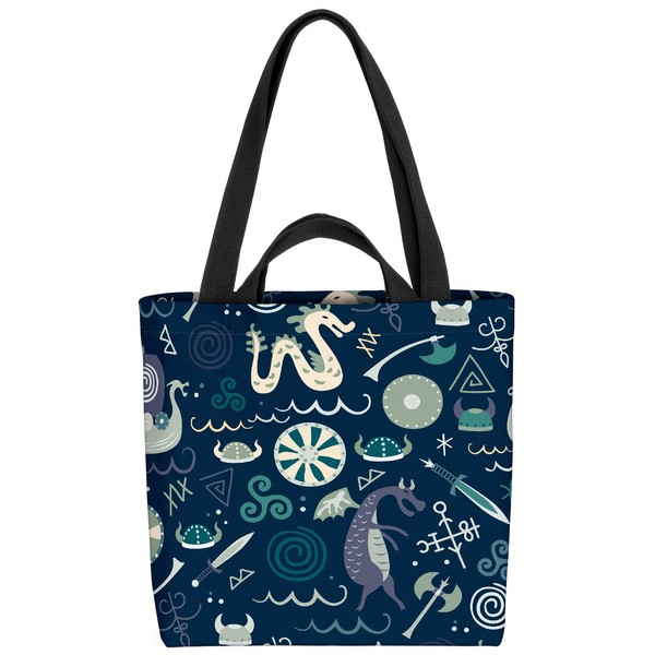 VOID Viking Dragon Sign Bag, 33 x 33 x 14