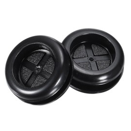 sourcing map Rubber Grommet Round Double-Sided Mount Dia 27 mm ID 20 mm for Wire Protection 8pcs