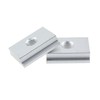 T-Track Slider MEETOOT 4pcs Silver Aluminum Alloy M8 T Slot