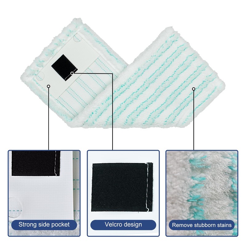 Replacement Microfibre Mop Cloth, Replacement Mop Heads Compatible with Leifheit