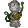 It's Ridic! AAA k9 Crystal Monkey Figurine- Green