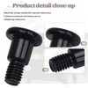 5 Pack Short M6 Step Bolt Compatible with Blackstone Griddle,