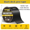 CHUANGDANG Black Joist Tape for Decking,0.7mmx4inx50ft,1-Pack,Anti-Corrosion,Weather-Resistant Butyl,Flashing Tape for Deck,Joist,Roofs