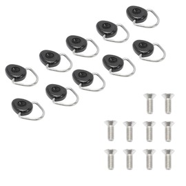 Konuooer For Jimny Trunk D Shape Ring Tension Screws Buckles Suitable for Suzuki Jimny 2019-2020 Stainless Steel Pack of 10