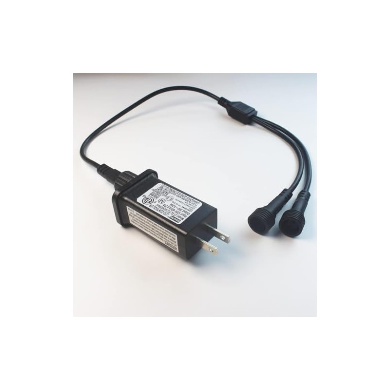 2 Way Lighting Splitter Connector 2Pin Y Shape 1 Male