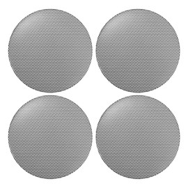 ACROPIX Universal 4.5 Inch Speaker Grills Mesh for Audio Subwoofer 120x6.5mm Grille without Frame Black - Pack of 4