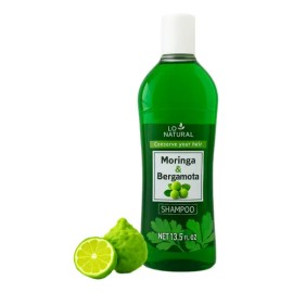 Shampoo Moringa Bergamota 400ml Lo  Natural Crecimiento                                                                                               