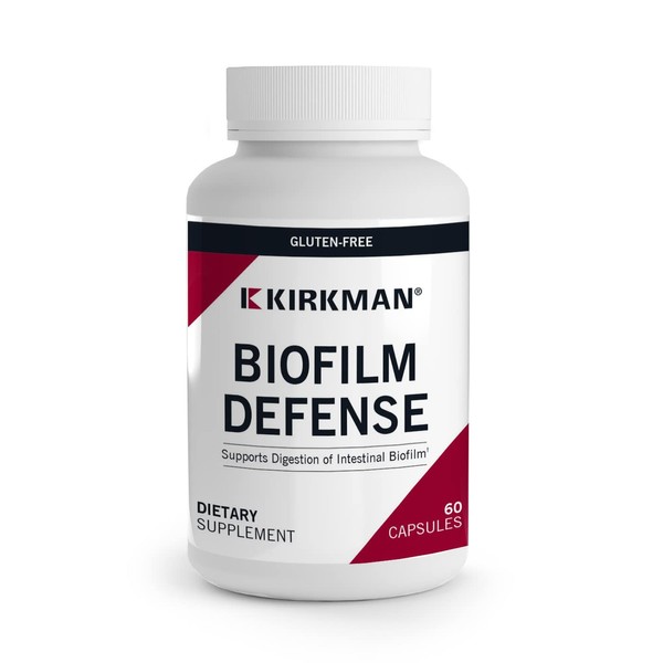 Kirkman - Biofilm Defense - 60 Capsules - Aids Gut & Digestive Health - Immune Support - Hypoallergenic
