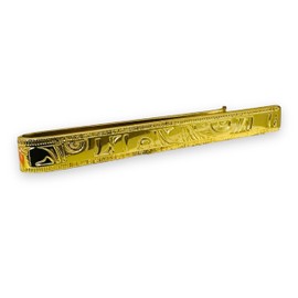 Exquisite Gifts For Men 24k Gold Plated Tie Bar Clasp Clip Clamp Pin - Hand Engraved Pattern, Elegant British Craftsmanship - For, Birthday, Dad,