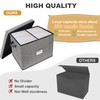 Comic Book Storage, Large Comic Book Case with Adjustable Dividers