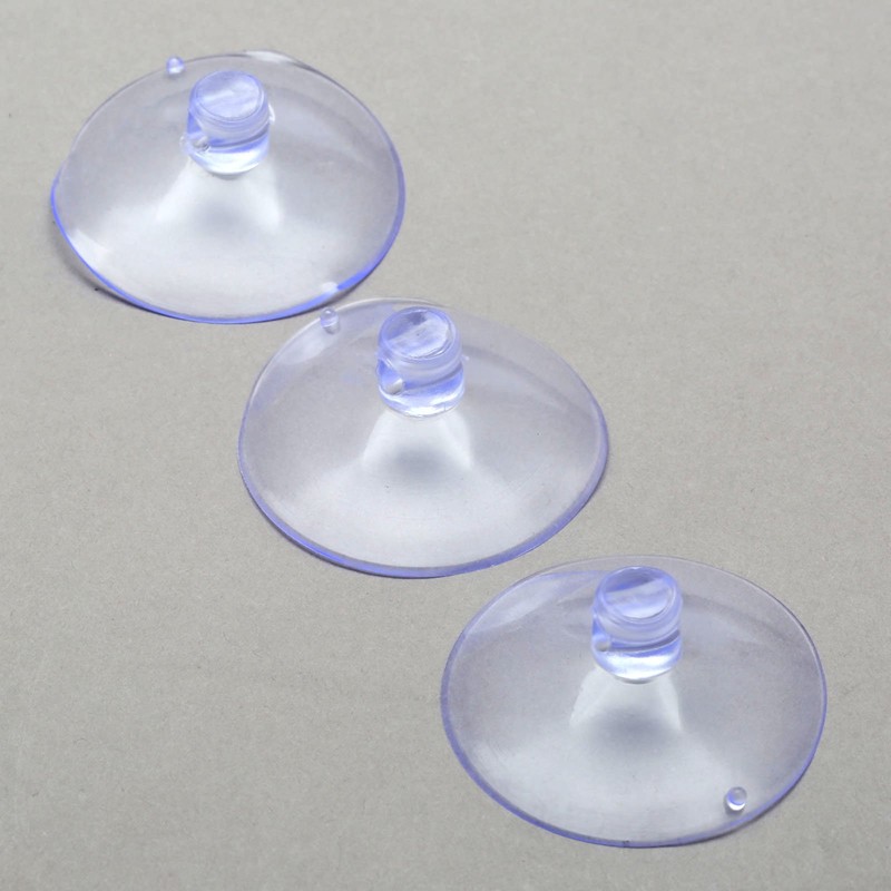 Dophee 10pcs 40mm/1.57" Transparent Suction Cup Sucker for Window Wall