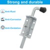 Aoserge 2 Pack 6 Inch Zinc Plated Solid Steel Spring