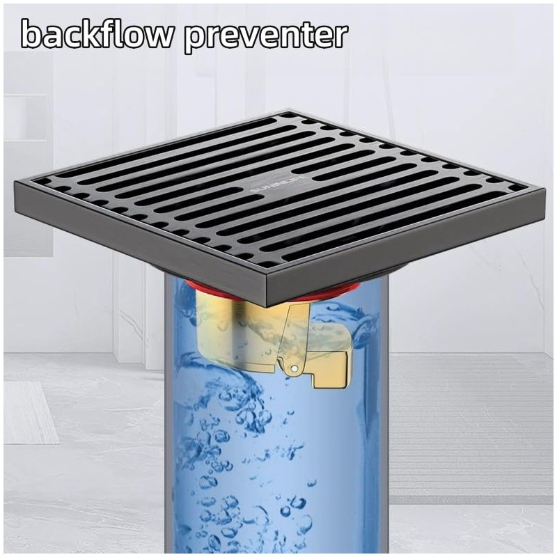 COLDDD Downspout Universal Brass Floor Drain core, Shower Floor Drain