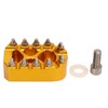 Motorcycle Gear Shifter Peg 360° Roating Anti Slip Golden Shift