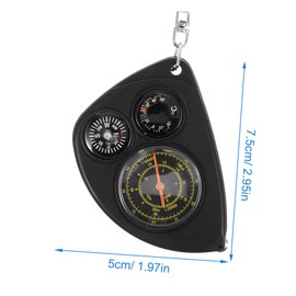 KICHOUSE Distance Calculator Compass Keychain Wear Resistant Hiking Compass for Camping Fishing and Outdoor Sports Compact and Lightweight Design for Easy Carrying