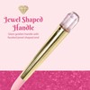 Paris Hilton Solid Spoon with Pink Jewel Shaped Handle, Heat-Resistant
