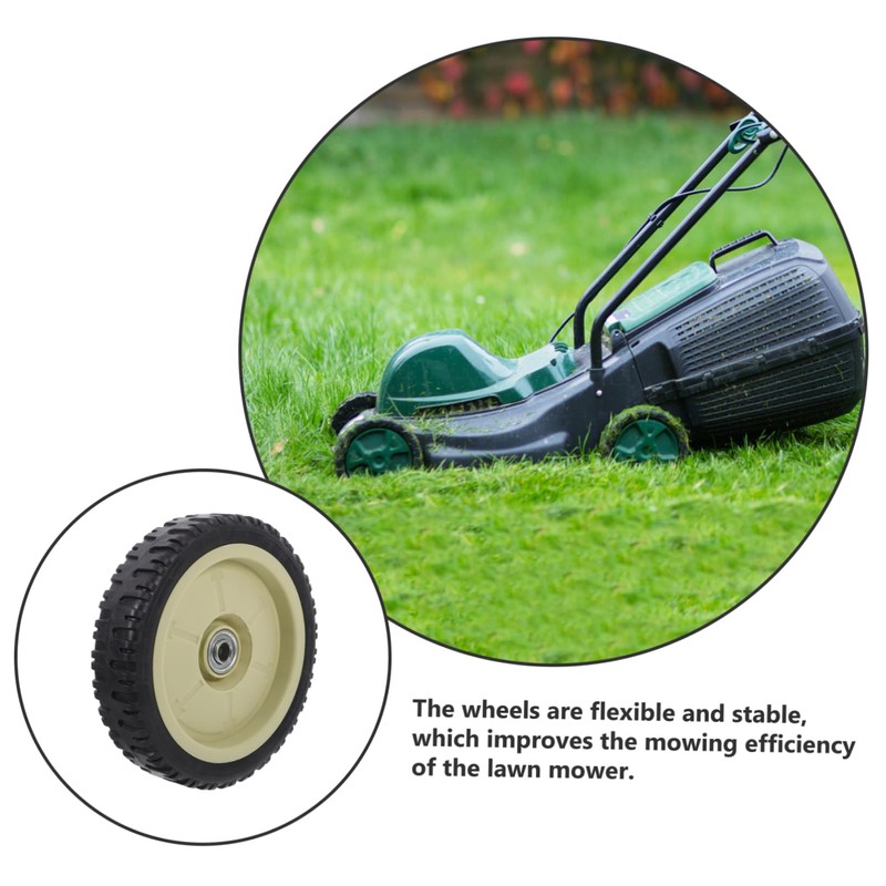 Kisangel Durable Lawn Mower Wheels Mower Wheel Components for More