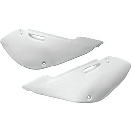 Acerbis Side Panel Set (White) Compatible with Kawasaki KX65 00-19