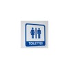 AUA SIGNALETIQUE - Plaque de porte Local Poubelle PvcSign avec