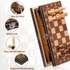 Wooden Chess Game, 3-in-1 Magnetic Chess Game, Chess Board Set,