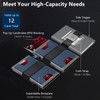 SEMORID Slim Aluminum Card Holder Wallet for Men, Durable Expandable