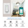 Smart Light Switch with Bluetooth Remote, Single Pole One-Way WiFi