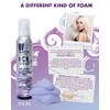 Watercolors ICE WHIP, Anti-Yellow Leave-In Conditioning Foam Hair Whipping Mousse,