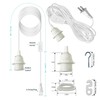 Zarnicy Plug in Pendant Light Cord Kit - 16Ft Light