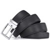 Glamicci Men's Genuine Leather Suit Belt 3.3cm wide |Scratch Resistant