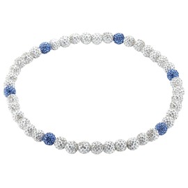 Baseball Beaded Necklace for Men Bling Rhinestone Baseball Drip Accessories for Boys Sparkly Diamond Ice Collection Youth Baseball Chain Necklace Gifts for Baseball Player Team Lovers(Yankees18)