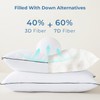 GOHOME King Size Pillows Set of 4 - Bed Pillows