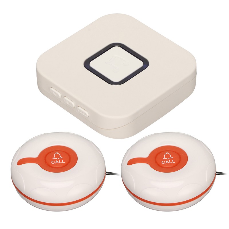 Elderly Monitoring Call Button 4 Gear Volume Adjustment Wireless ABS