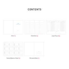 Pink Expense Tracker Notebook | Thin & Compact 5x7 Budget Planner with 56 Pages | Portable Financial Planner for Daily Budgeting & Expense Management