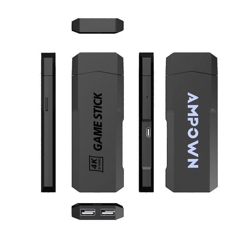 Game Stick 2.4G Wireless Controller HD Video Game Console 4k