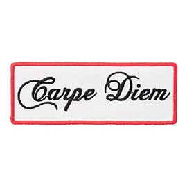 Carpe Diem Seize The Day Patch, Motivational Patches