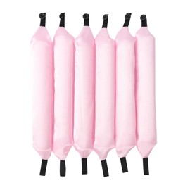 Mingzhe 6PCS Lazy Hair Curler Set with Button Foam Rollers Big Wavy Curling Tube Foam Hair Curling Tool