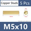 ORANXIN M5 x 10 mm 5 Pcs Double Brass Standoffs