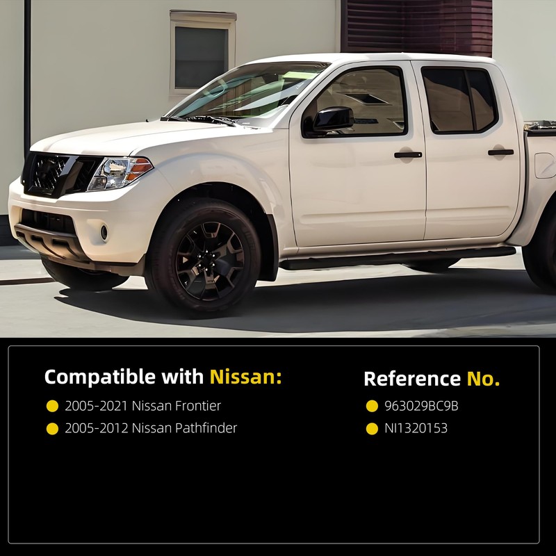 Left Driver Side Mirror Compatible with 2005-2021 Nissan Frontier
