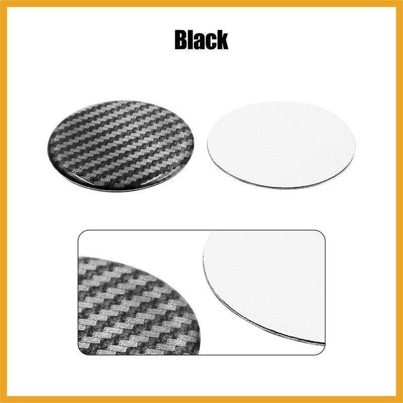 Partuto 4pcs 60mm Car Wheel Center Hub Cap Sticker Emblem