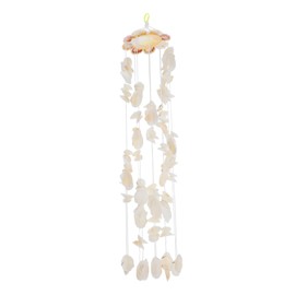BESPORTBLE Seashell Wind Chime Ornament Natural Hanging Decor for Home Window Door Melodious Sounds Easy to