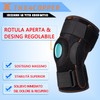 Thx4COPPER Adjustable Knee Brace with Side Splints Knee Stabilizers for
