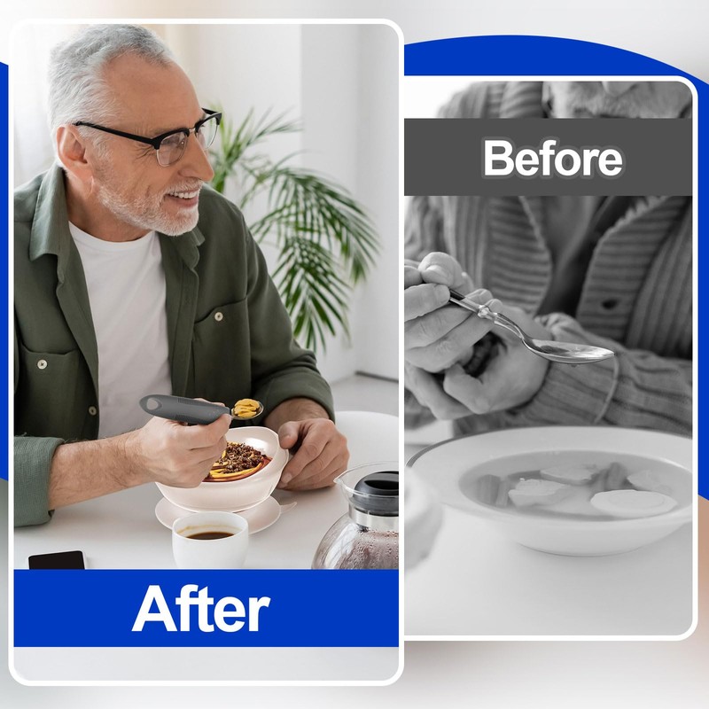 2 Sets Adaptive Utensils Bowl and Plate Set Adaptive Self