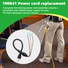 Lusperi 100641 Power Cord Compatible with ProTeam Backpack Vacuum,Replacement for