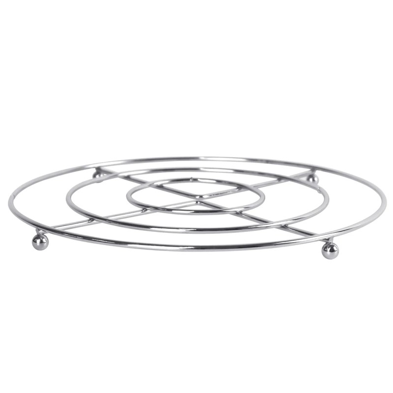weSTOCK Stainless Steel Round 16 cm Trivet - Elegant, Durable,