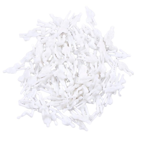 1:300 Scale White Unpainted Model Figure Train Passenger DIY Paint