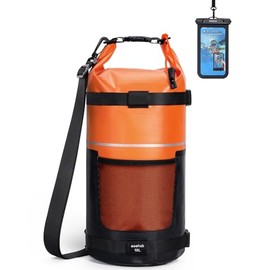 ECOHUB Bolsa Seca Impermeable para Hombres y Mujeres, 5L/10L/20L, Ligera, con Tapa Enrollable, para Viajes, Kayak, Senderismo, con Funda Impermeable p