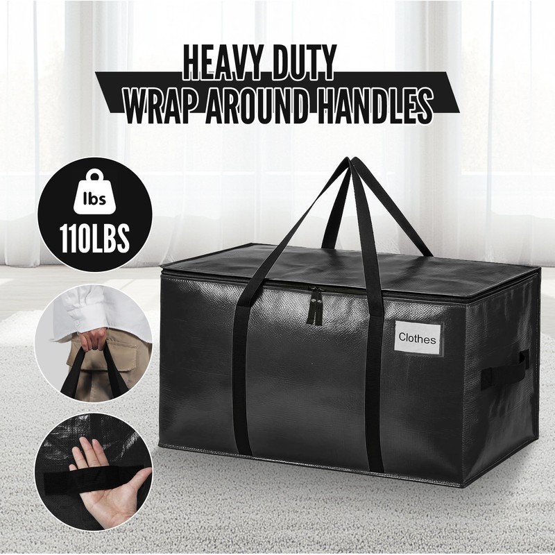 BAGAIL Heavy Duty Moving Bags with Strong Handle, Extra Large