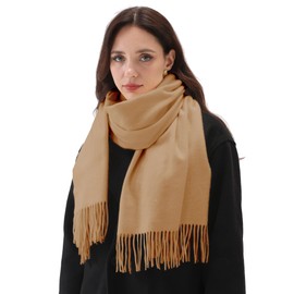 EPEIUS Scarfs for Women Pashmina Shawl Soft Wraps for Evening Dress Women Scarf for Wedding Large Winter Scarves Ladies Gifts,Sand/Tan