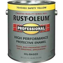 Rust-OLEUM 7543402 Safety Enamel Gal, Yellows, 128 Fl Oz (Pack of 1)