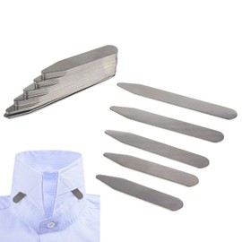 CINEE Collar Keeper, Plastic Shirt, Collar Stay, 2 Lengths, clear